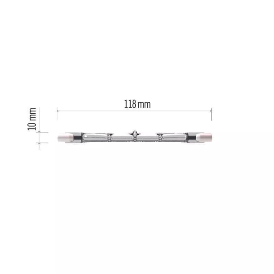 Žarulja halogena R7S 140 W 118mm Žarulja halogena R7S 140 W 118mm