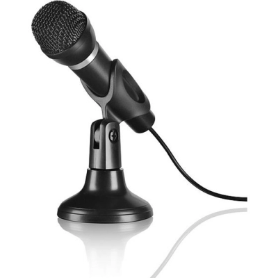 Mikrofon SPEEDLINK Capo, stolni i ručni sistem, crni   - Mikrofoni