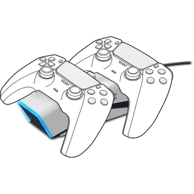Punjač PS5 SPEEDLINK Twindock, za Sony PS5, za 2 kontrolera   - Gaming dodaci