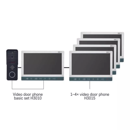 Portafon video EMOS EM-10AHD, H3010, 7in