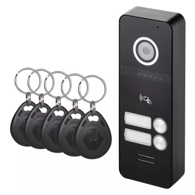 Kamera za video portafon EMOS EM-10AHD RF-2, H3017, sa 2 tastera i 5 RFID čipova Kamera za video portafon EMOS EM-10AHD RF-2, H3017, sa 2 tastera i 5 RFID čipova