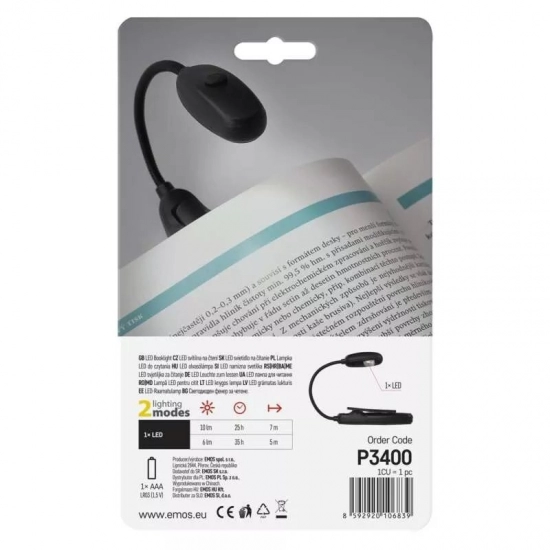 Baterijska svjetiljka za čitanje, Emos P3400