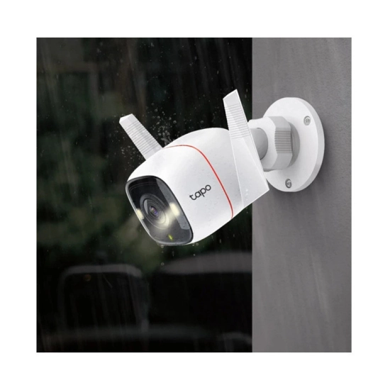 Nadzorna IP kamera TP-LINK Tapo C320WS, vanjska, senzor pokreta, noćni vid, 4MP, QHD, bežična, IPX6, bijela