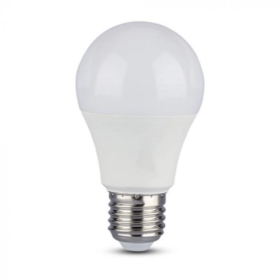 Žarulja LED sa senzorom E27 A60 9W, 6400K, hladno svjetlo, VT-2099, SKU-7262   - LED žarulje
