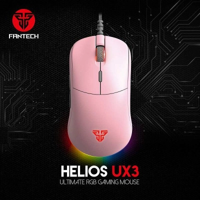 Miš FANTECH UX3 Sakura, gaming, žičani, rozi   - Fantech