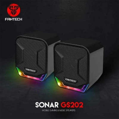 Zvučnici FANTECH Sonar GS202, gaming, 3.5 mm, USB, crni   - Zvučnici