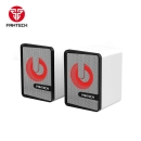 Zvučnici FANTECH 3.5 mm + USB A, BEAT GS203, bijeli