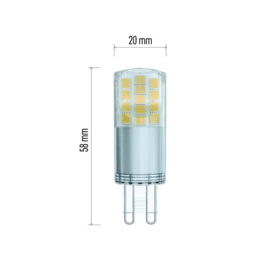Žarulja LED G9 4,2W, 3000K, toplo svjetlo, EMOS Žarulja LED G9 4,2W, 3000K, toplo svjetlo, EMOS