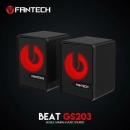 Zvučnici FANTECH, 3.5 mm + USB A, BEAT GS203, crni