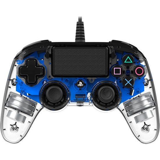 Gamepad NACON, žičani, za PS4, prozirno plavi Gamepad NACON, žičani, za PS4, prozirno plavi