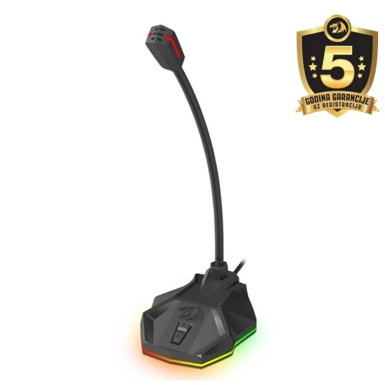 Mikrofon REDRAGON STIX GM-99 RGB, crni