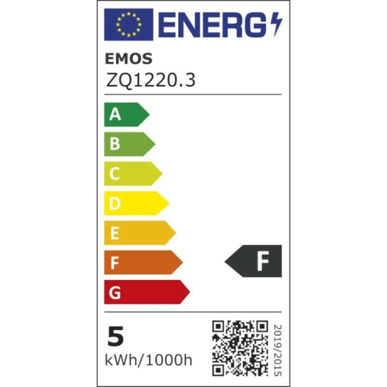 Žarulja LED E14 5W, 3000K, toplo svjetlo, set od 3 komada,    EMOS