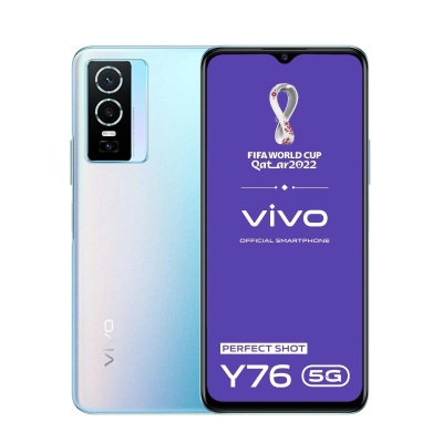 Smartphone VIVO Y76 (V2124) 5G, 6.58incha, 8GB, 128GB, Funtouch OS 12, plavi (cosmic aurora)   - Smartphone