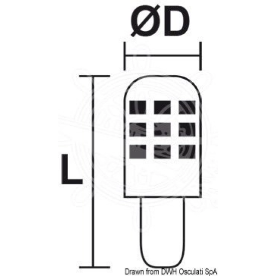 Žarulja LED BAY15D za navigacijska svjetla - 12/24V 1,5W, 14.443.11