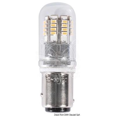 Žarulja LED BAY15D za navigacijska svjetla - 12/24V 2,5W, 14.443.11   - Brodska oprema