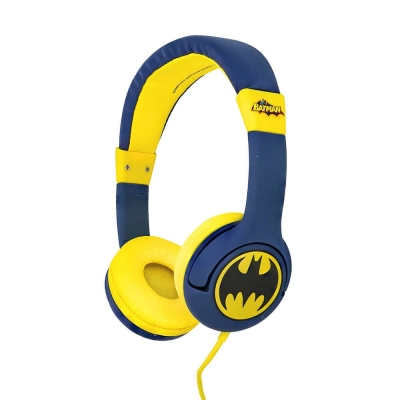 Dječje slušalice OTL, Batman Bat Signal, 3.5mm, plavo žute   - Audio slušalice