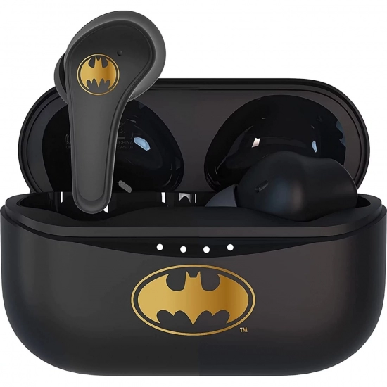 Dječje slušalice OTL, Batman TWS Earpods, bežične, bluetooth, mikrofon, crne