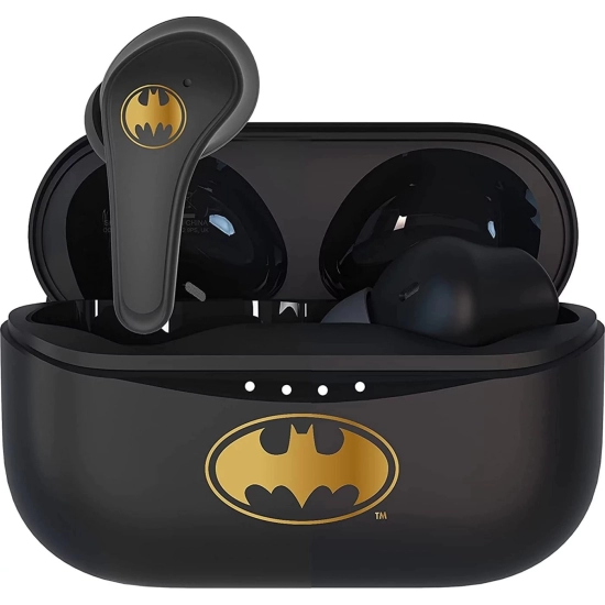 Dječje slušalice OTL, Batman TWS Earpods, in-ear, bežične, bluetooth, mikrofon, crne