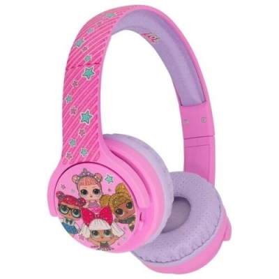 Dječje slušalice OTL, L.O.L Junior, bežične, bluetooth, mikrofon, roze   - Audio slušalice