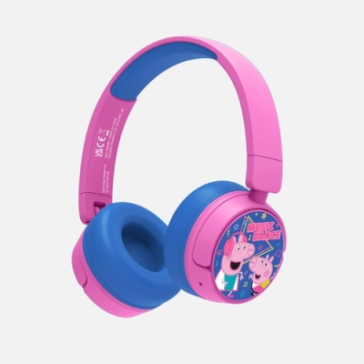 Dječje slušalice OTL, Peppa Pig Dance Kids, naglavne, bežične, bluetooth, rozo plave   - Audio slušalice