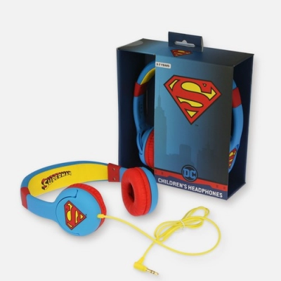 Dječje slušalice OTL, Superman Junior, naglavne, 3.5mm, plave   - Audio slušalice