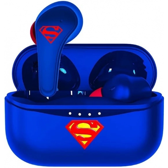 Dječje slušalice OTL, Superman TWS, bežične, bluetooth, plave