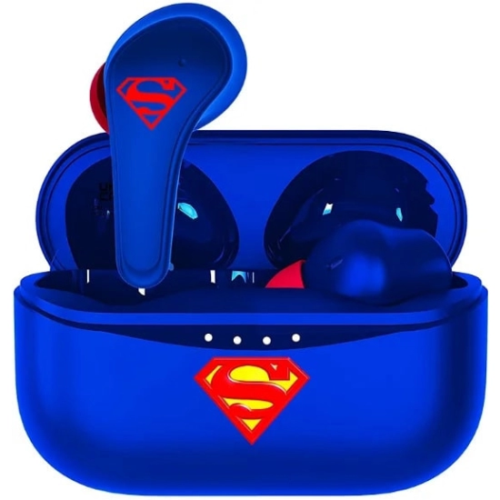 Dječje slušalice OTL, Superman TWS, in-ear, bežične, bluetooth, plave