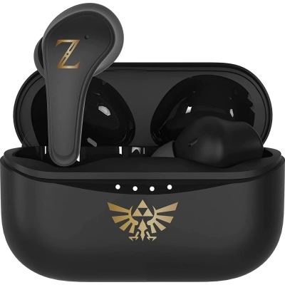 Dječje slušalice OTL, Zelda Crest TWS, in-ear, bežične, bluetooth, crne   - Slušalice za smartphone