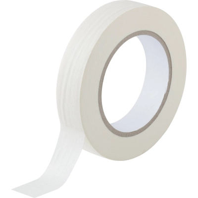 Traka ljepljiva krep 50m x 25mm bijela, Toolcraft   - Ljepila