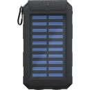 Prijenosno napajanje powerbank GOOBAY 8000mAh, 2x USB A 2.0, USB micro B 2.0, Power Delivery,s LED svijetlom i kompasom, solarno punjenje, crni
