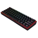 Tipkovnica REDRAGON FIZZ PRO K616 RGB, mehanička, bežična, žičana, crveni switch, crna