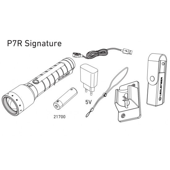 Baterijska svjetiljka LEDLENSER® P7R Signature , kutija