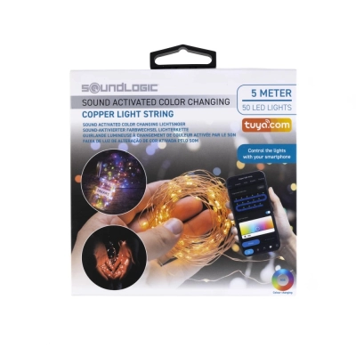 LED lampice SET RGB 5m sa aplikacijom,WIFI, TUYA  12491   - LED trake i pribor