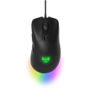 Miš BYTEZONE Ghost, RGB, optički, 19 000 DPI, crni