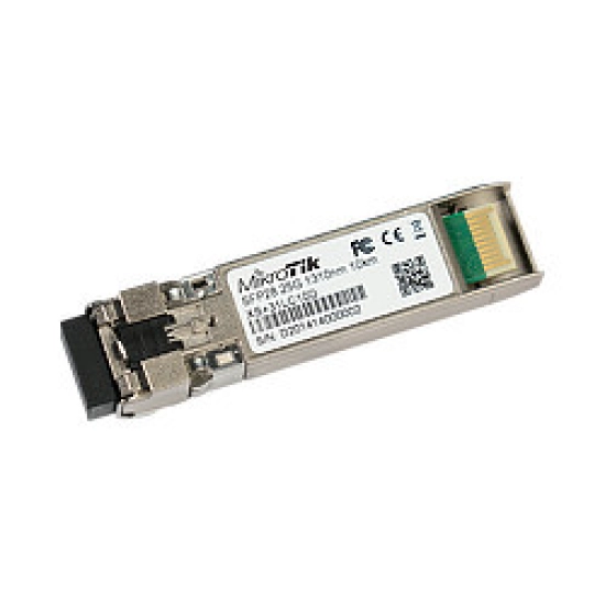 Modul MIKROTIK, SFP/SFP+/SFP28 module, 1/10/25G, Single m. 10km Modul MIKROTIK, SFP/SFP+/SFP28 module, 1/10/25G, Single m. 10km