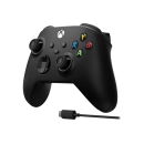 Gamepad MICROSOFT Xbox, 1V8-00015, bežični, USB-C, za PC/Xbox One/Android/iOS, crni