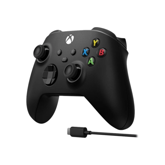 Gamepad MICROSOFT Xbox, 1V8-00015, bežični, USB-C, za PC/Xbox One/Android/iOS, crni