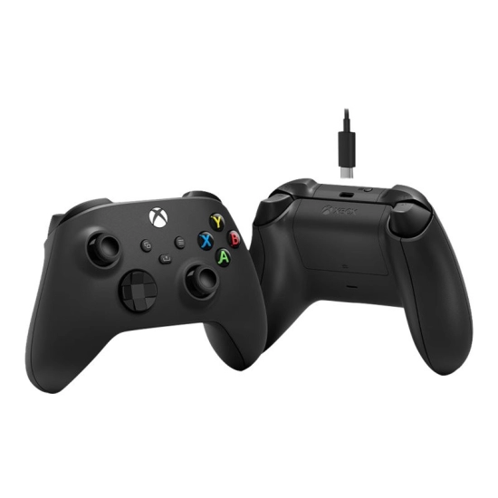 Gamepad MICROSOFT Xbox, 1V8-00015, bežični, USB-C, za PC/Xbox One/Android/iOS, crni