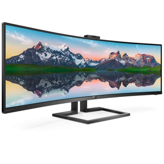 Monitor 49incha PHILIPS 499P9H/00, Dual Quad HD, VA, 70Hz, 5ms, 450cd/m2, 3000:1, zakrivljeni, crni