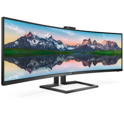 Monitor 49incha PHILIPS 499P9H/00, Dual Quad HD, VA, 70Hz, 5ms, 450cd/m2, 3000:1, zakrivljeni, crni   - MONITORI I OPREMA