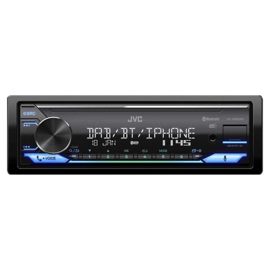 Auto radio JVC KD-X482DBT, DAB+, Bluetooth, Amazon Alexa, AUX, USB A