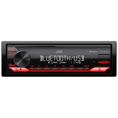 Auto radio JVC KD-X282BT, Bluetooth, prednji AUX i USB A, DSP s DTA i 13-pojasnim EQ-om, kompatibilnost s aplikacijom JVC Remote.
