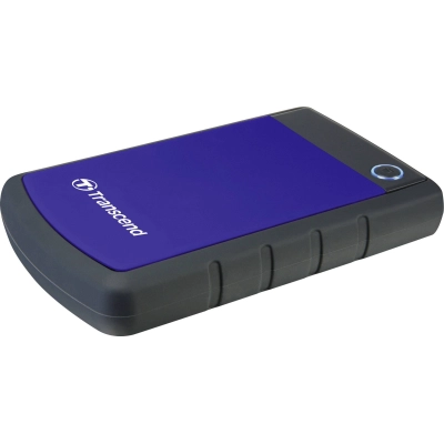 Tvrdi disk vanjski 1000 GB TRANSCEND TS1TSJ25H3B, USB 3.1, 5400 okr/min, plavi   - Vanjski tvrdi diskovi