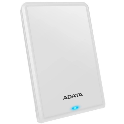 Tvrdi disk vanjski 1000 GB ADATA AHV620S-1TU31-CWH, Slim, USB 3.2, bijeli   - Vanjski tvrdi diskovi