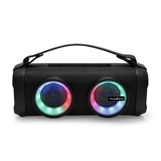 Prijenosni bluetooth zvučnik NEDIS Party Boombox SPBB306BK, IPX4 vodootporni, 24W, crni