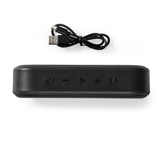 Prijenosni bluetooth zvučnik NEDIS SPBT3600BK, IPX6 vodootporni, 16W, crni