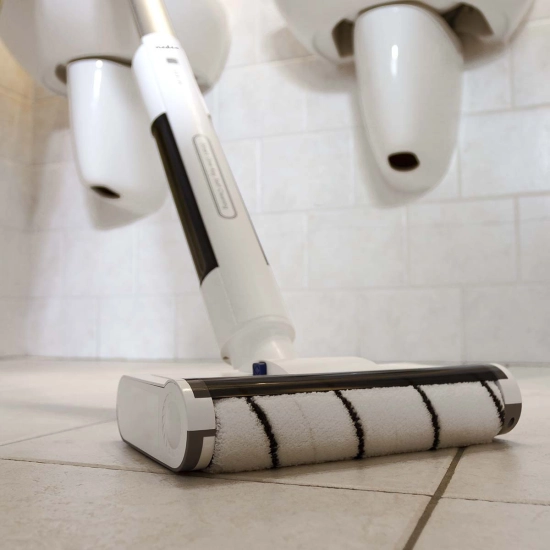 Štapni čistač podova NEDIS HHEM300WT, 40W, 60min, bežični, bijeli Štapni čistač podova NEDIS HHEM300WT, 40W, 60min, bežični, bijeli