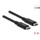 Kabel DELOCK, USB4 (M) na USB4 (M), data 20 Gbps 2m 86980 