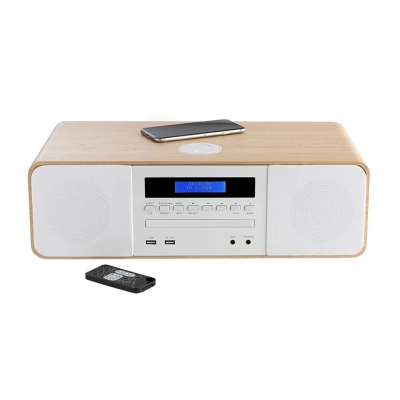 Prijenosni CD/USB radio uređaj THOMSON MIC201IBT, 50W, CD, MP3, USB, Bluetooth®, bijeli   - Radio prijemnici