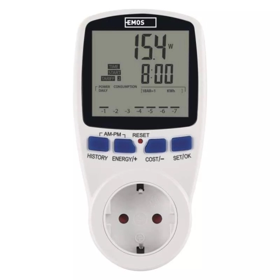 Instrument za mjerenje potrošnje energije-zidni, Emos  P5822